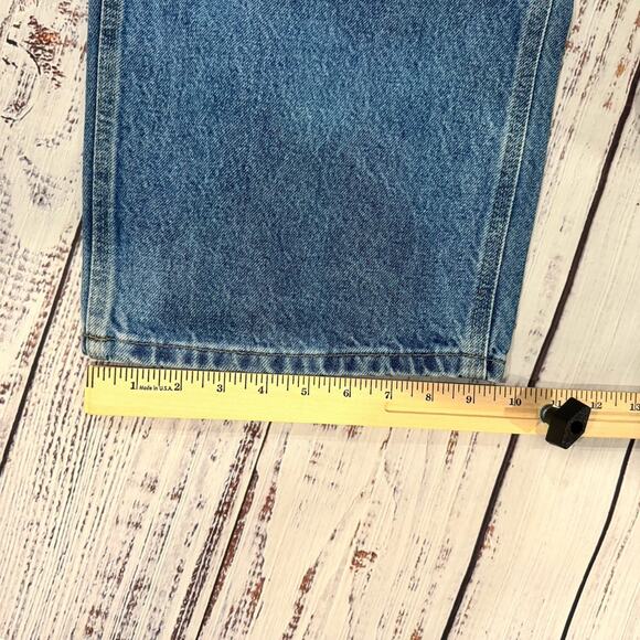 Carhartt B73-DST Double Knee Jeans 42x30 Loose Fit Workwear Carpenter Denim - Picture 6 of 7